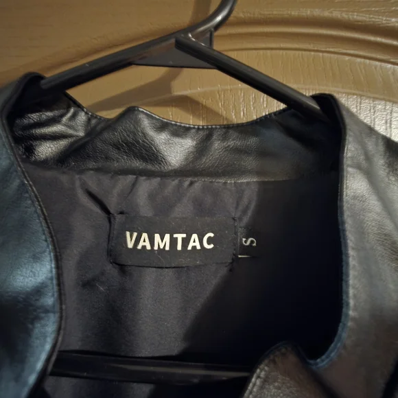 Vintage Black and Blue Men's Jacket - Picture 2 of 4